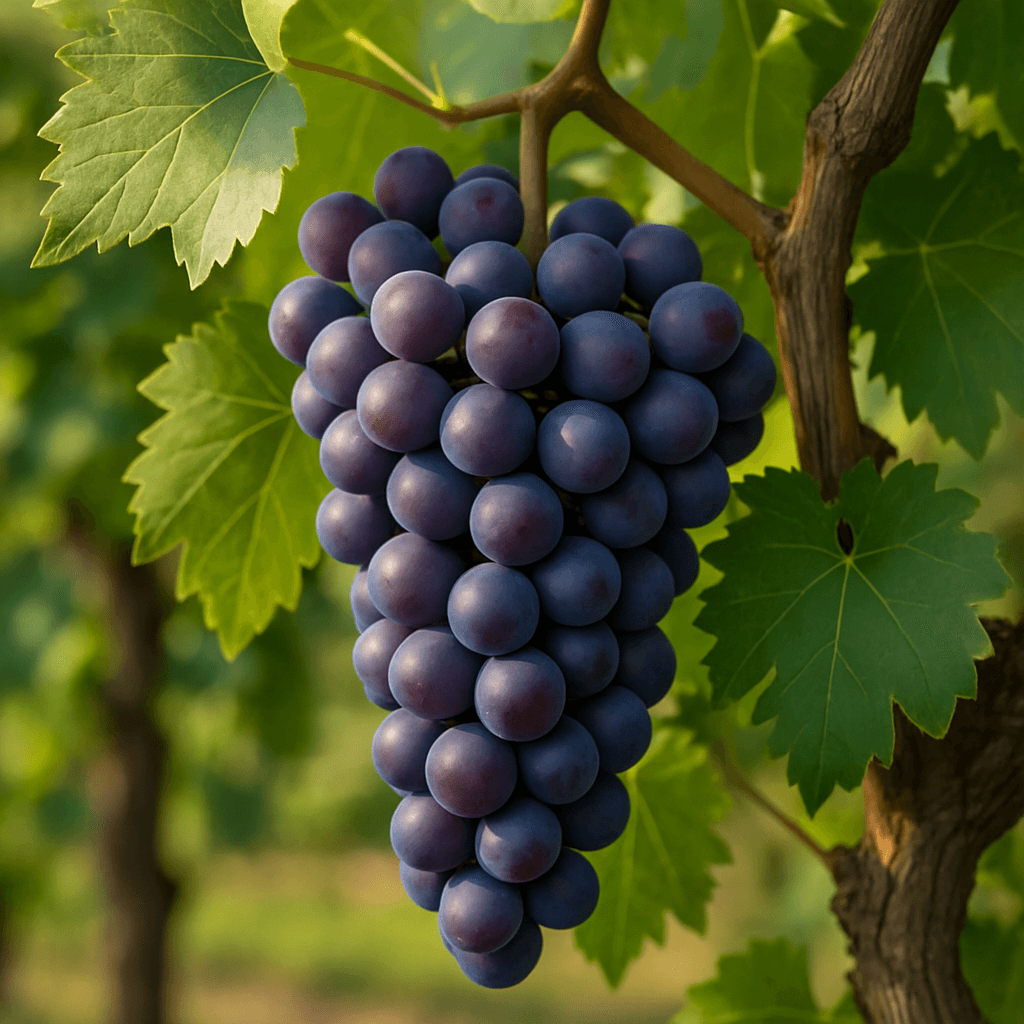 Imagem de um pé de uva