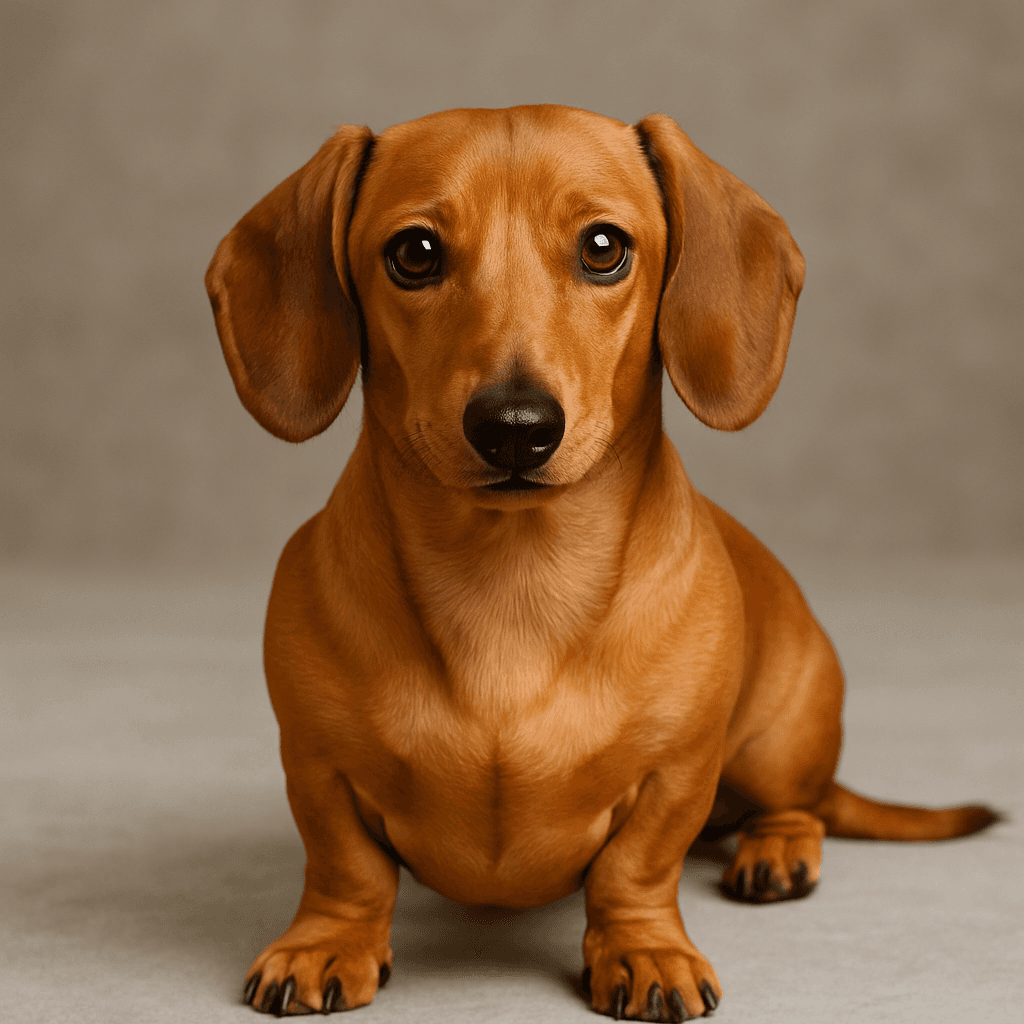 Crue um dashund caramelo