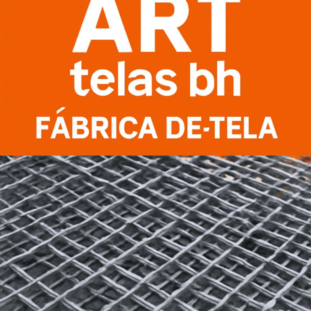 Crie uma imagem de publicidade para fábrica de tela ART telas bh