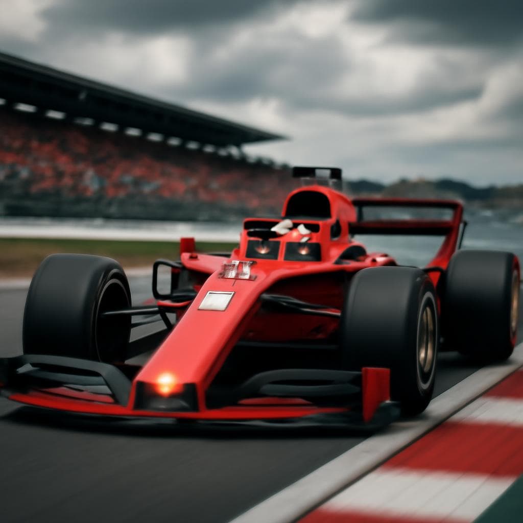 Crie para mim uma imagem de formula um a melhor e mais original