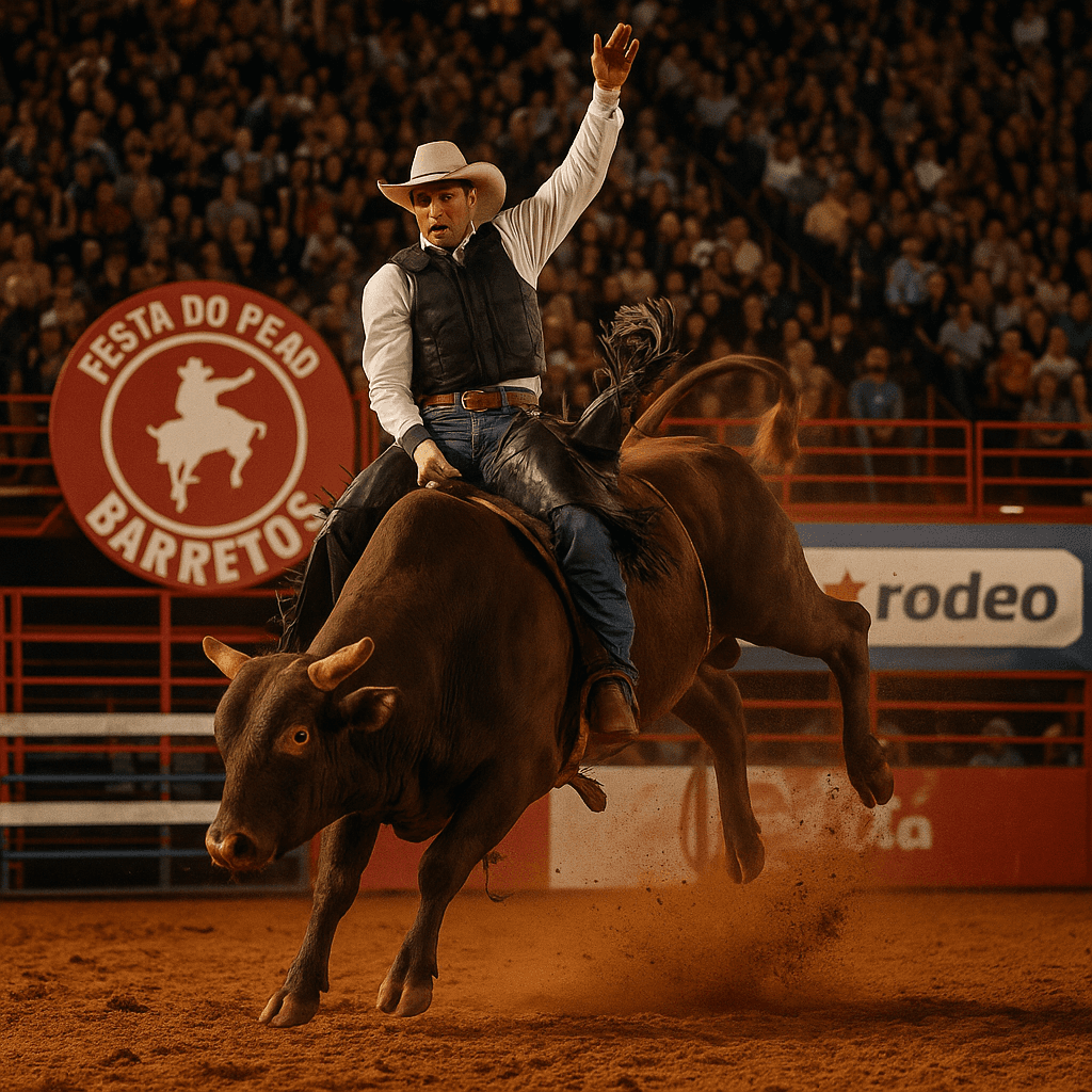 Crie uma imagem da festa de barretos