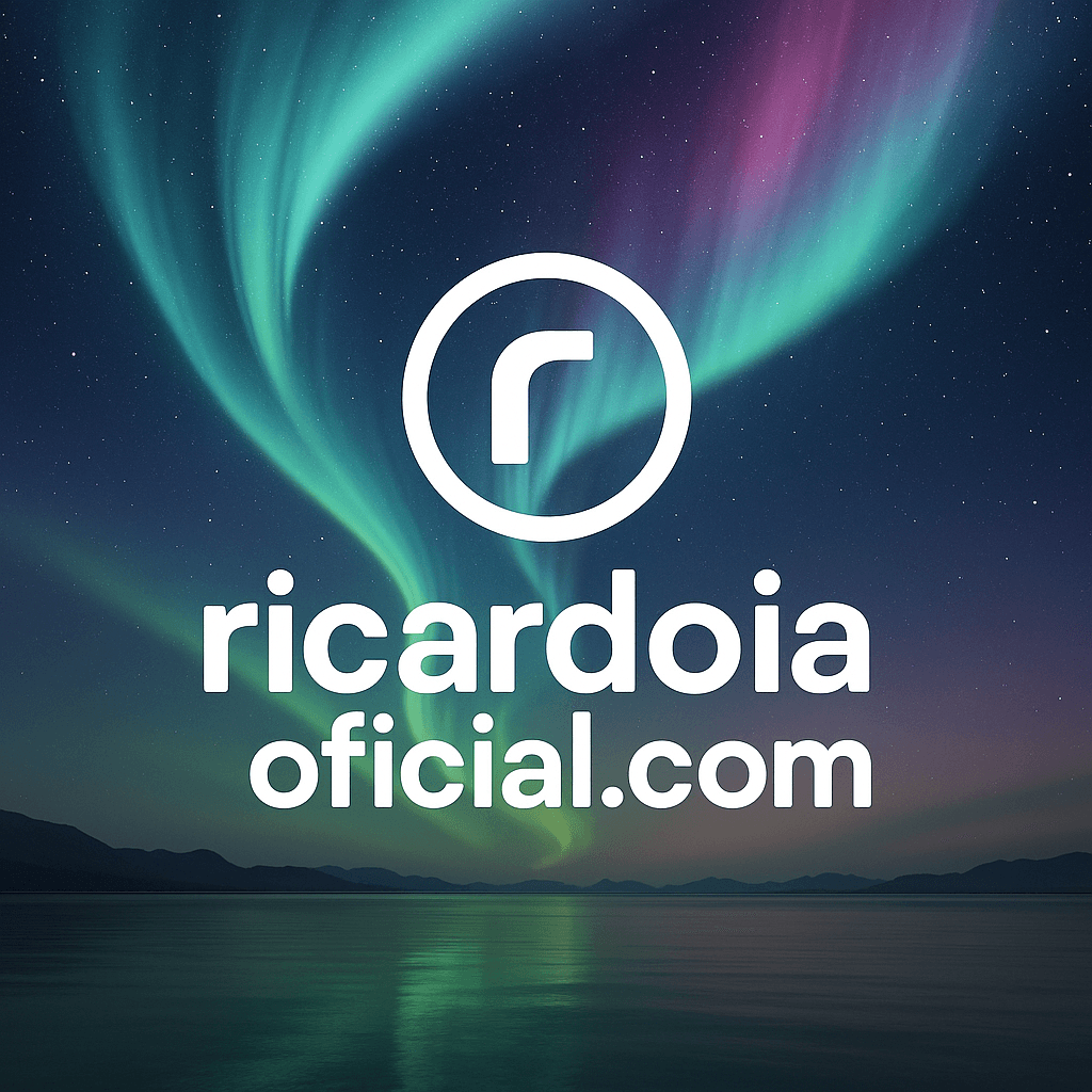 Crie uma imagem da aurora ia da plataforma ricardoiaoficial.com algo encantador e moderno