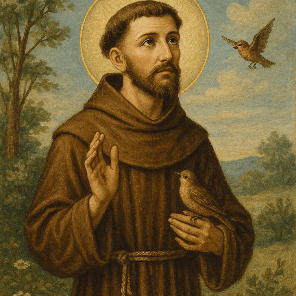 gere imagem de sao francisco de assis