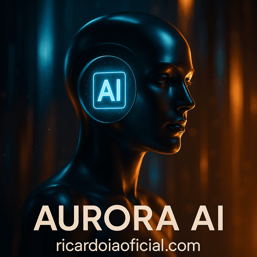 Criar uma imagem premium de campanha para a Aurora IA da plataforma ricardoiaoficial.com, com estética futurista, forte impacto visual, aparência publicitária de alto nível, beleza marcante, tecnologia elegante, luxo digital, composição cinematográfica, profundidade, iluminação bonita, alto contraste, refinamento premium e sensação visual encantadora. Contexto do pedido do usuário: Crie uma imagem de um portão de madeira réguas com espessamento de 10 cm, arqueado de duas bandeiras, ART telas BH telefone 31996806394 promoção.