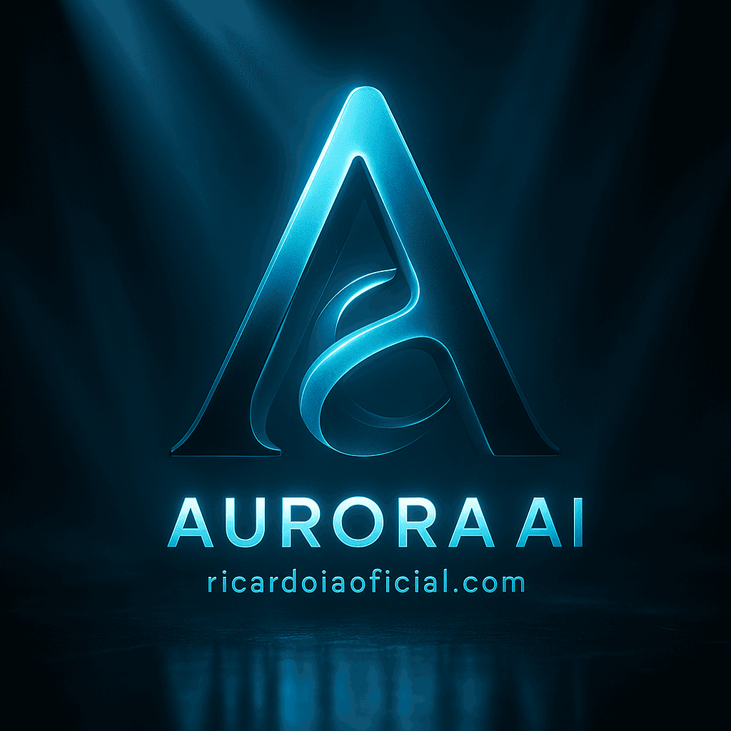 Criar uma imagem premium de campanha para a Aurora IA da plataforma ricardoiaoficial.com, com estética futurista, forte impacto visual, aparência publicitária de alto nível, beleza marcante, tecnologia elegante, luxo digital, composição cinematográfica, profundidade, iluminação bonita, alto contraste, refinamento premium e sensação visual encantadora. Contexto do pedido do usuário: imagem como os dizeres Flagrantes a aurora ia da plataforma ricardoiaoficial.com esta sendo criada rm Lagoa Santa MG.